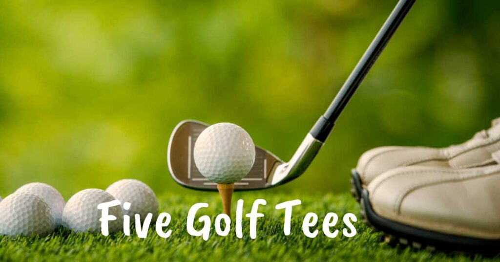 five-golf-tees