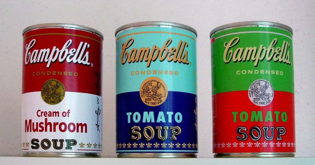 Three Soup Cans