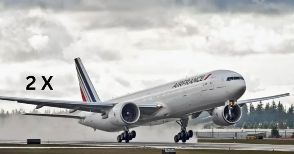 Air France Boeing 787-9 aircraft parked at the airport, showcasing its sleek design and modern features.